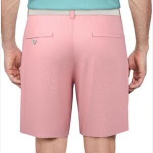 PGA Tour Men's Flat Front Pink Shorts stain showed in 4th picture (minimal)